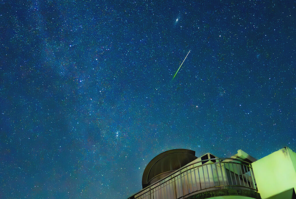 ペルセウス座流星群の画像